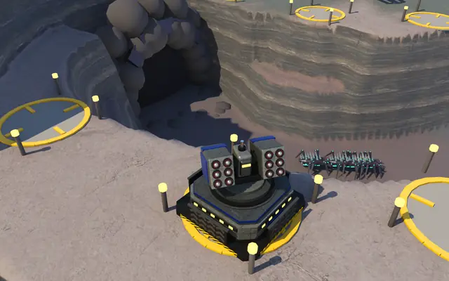 Four Shardlings coming down the north arm past a Sentinel on the rim