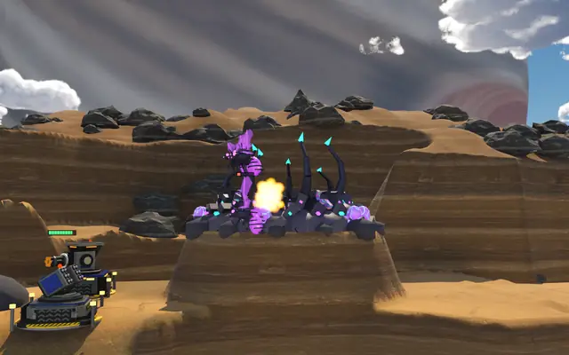 Gloamwings launching off the spire's nest under a gatling gun's fire